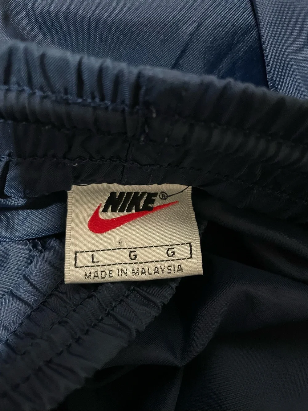 Nike navy blue large joggers